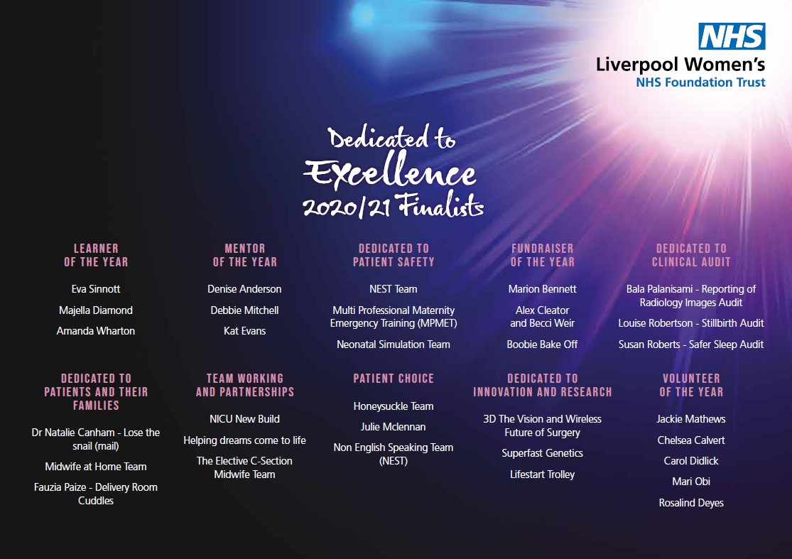 The Winners are finally set to be announced... - Liverpool Womens NHS ...