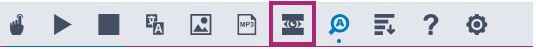 Screen mask icon on the ReachDeck toolbar