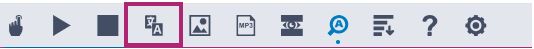 Translation icon on the ReachDeck toolbar